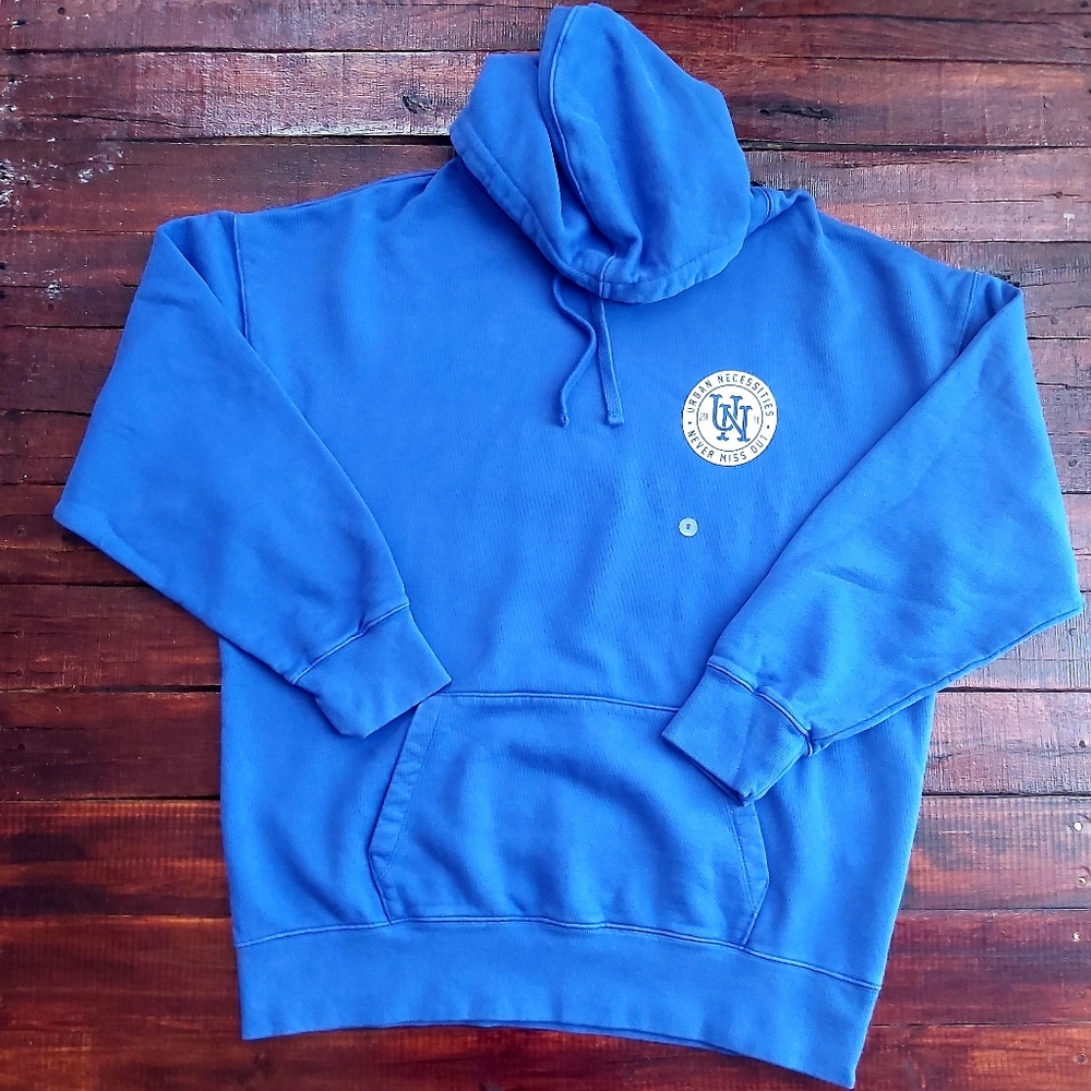 American Eagle x Two J's Kicks Urban Necessities Las Vegas Blue Hoodie Medium